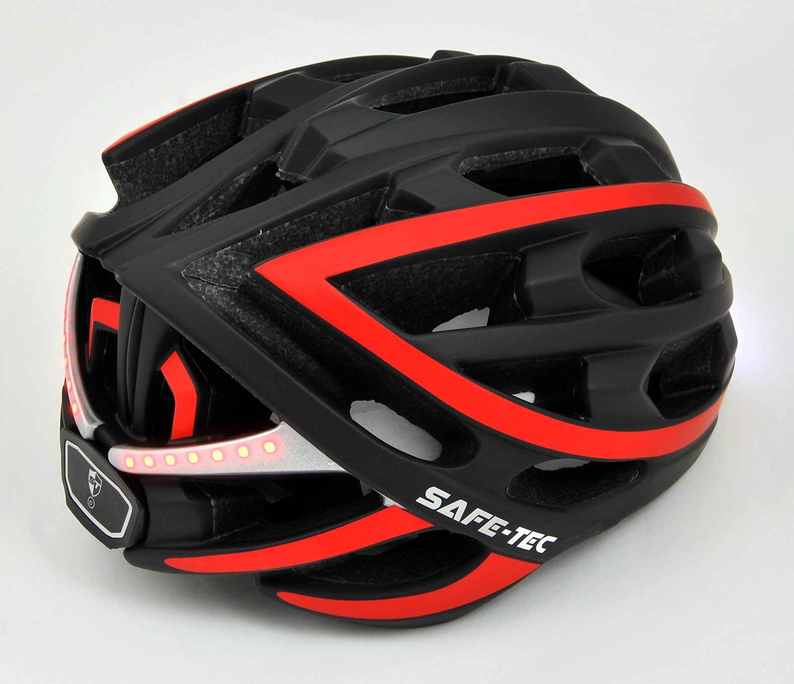 Safe-Tec TYR Black Red XL (61cm - 63cm)