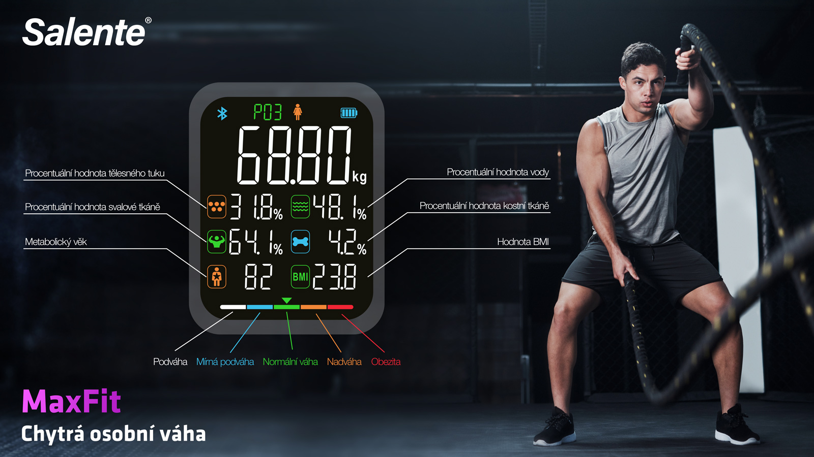 Salente MaxFit čierna