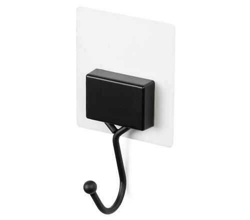 Samolepiaci hák Bestlock Black Magic systém bez vŕtania, nosnosť do 3 kg