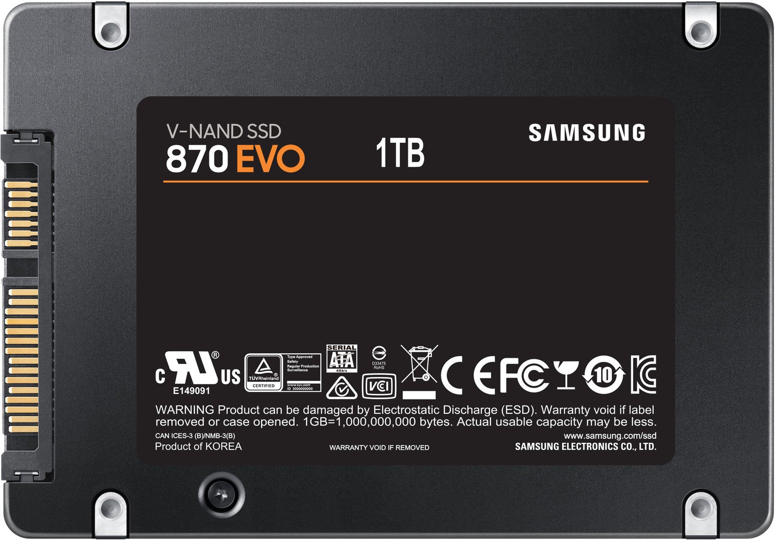 Samsung 870 EVO 1TB (MZ-77E1T0B)