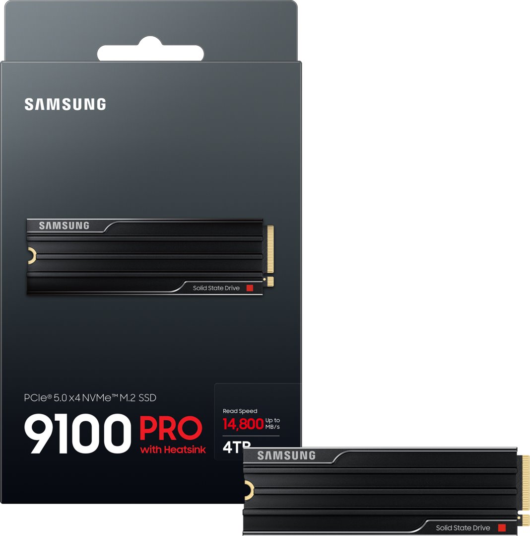 Samsung 9100 PRO 4TB NVMe PCIe 5.0 + chladič