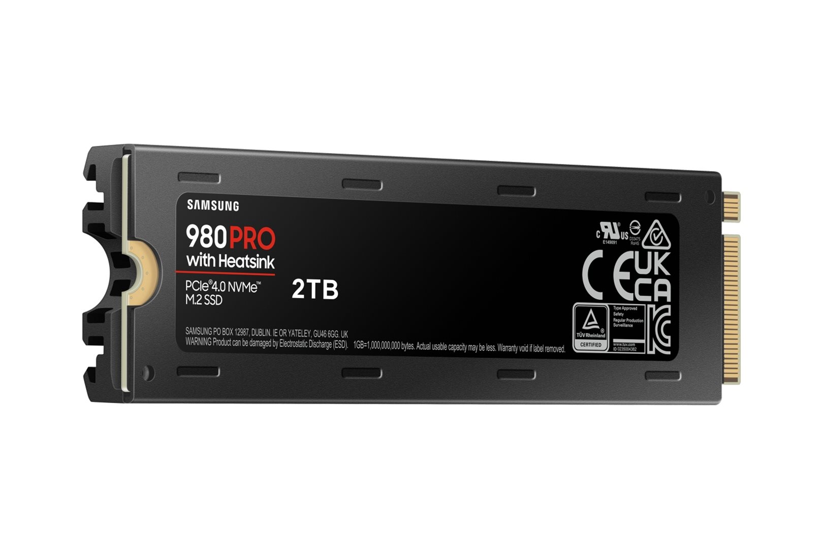 Samsung 980 PRO 2TB NVMe Heatsink