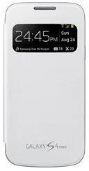 Samsung flipové pouzdro S-view pro Galaxy S4 mini (i9195), bílé