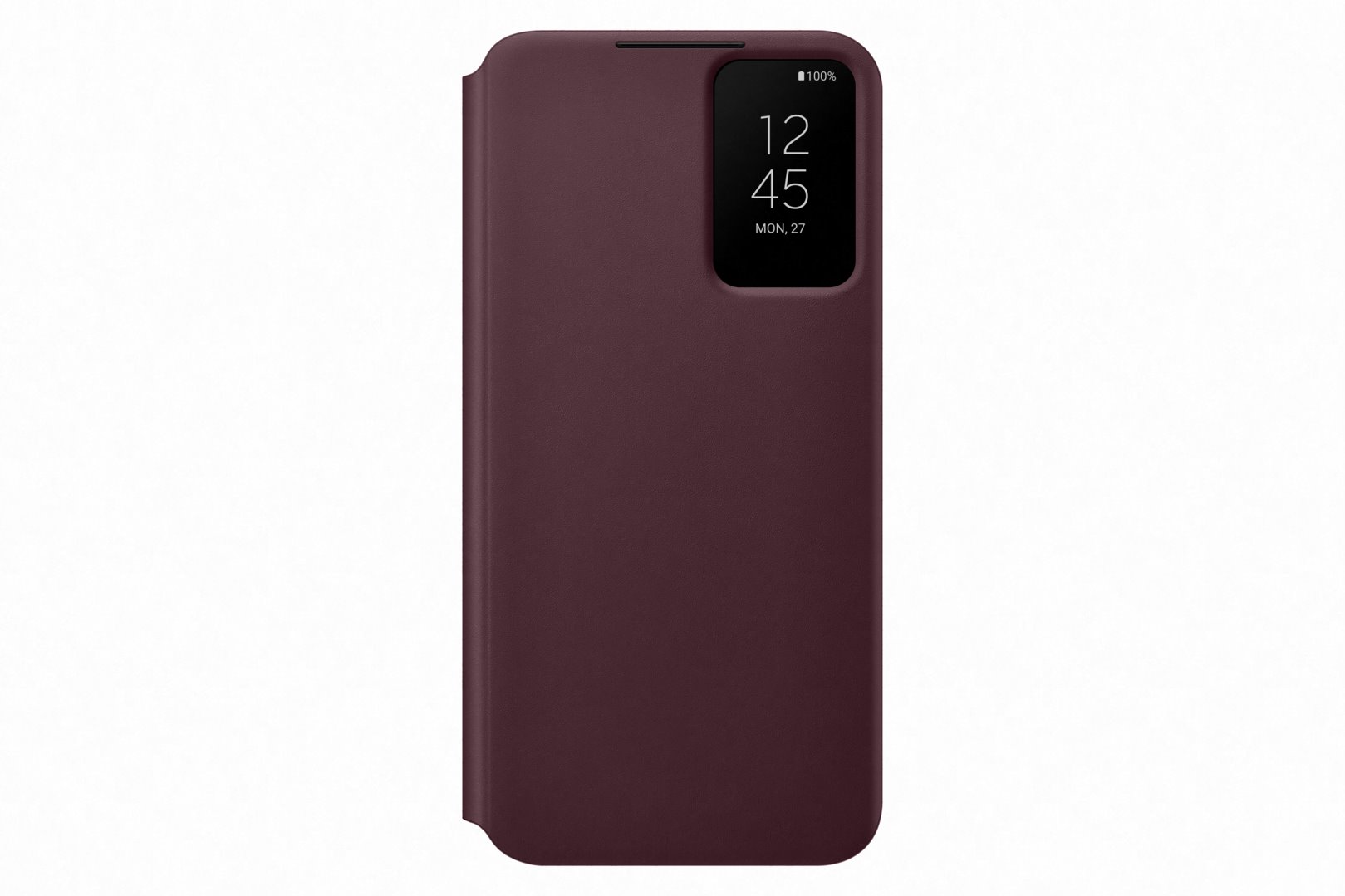 Samsung flipové puzdro Clear View EF-ZS906C pre Galaxy S22 burgundy