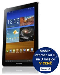 SAMSUNG Galaxy Tab 7,7", P6800, 3G, 16 GB, strieborná