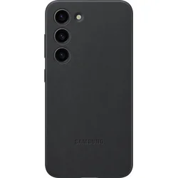 Samsung kožený zadní kryt pro Samsung Galaxy S23 Black
