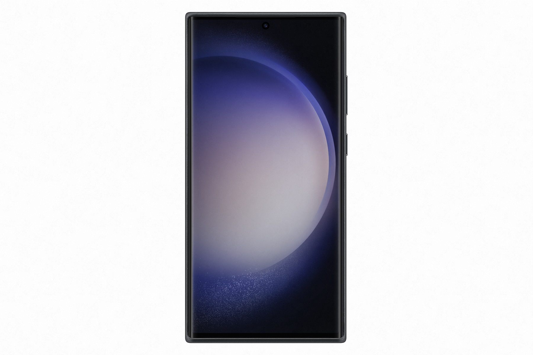 Samsung Kožený zadný kryt pre Samsung Galaxy S23 Ultra Black