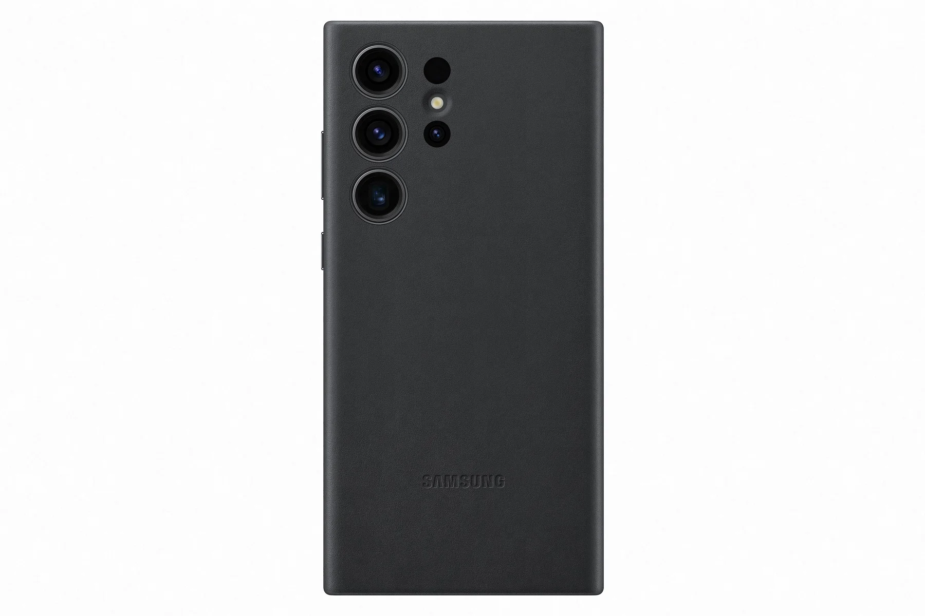 Samsung Kožený zadný kryt pre Samsung Galaxy S23 Ultra Black
