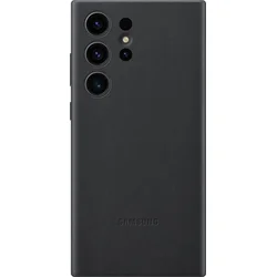 Samsung Kožený zadný kryt pre Samsung Galaxy S23 Ultra Black