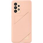 Samsung kryt s vreckom na kartu Galaxy A33 5G oranžový