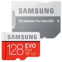 Samsung Micro SDXC 128GB EVO Plus (UHS-3) + adaptér na SDXC