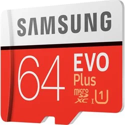 Samsung Micro SDXC 64GB EVO Plus (Class 10 UHS-1) + SD adaptér