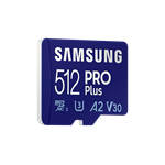 Samsung microSDXC 512GB PRE Plus + SD adaptér MB-MD512KA/EU