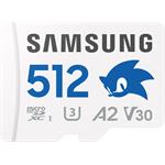 Samsung microSDXC 512GB PRO Plus Sonic the Hedgedog™ + SD adaptér