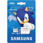 Samsung microSDXC 512GB PRO Plus Sonic the Hedgedog™ + SD adaptér