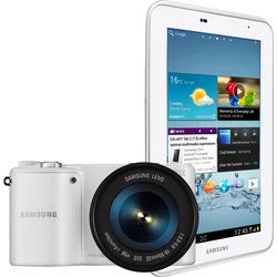 SAMSUNG NX2000 bílý + 20-50mm + tablet Samsung Galaxy P3110