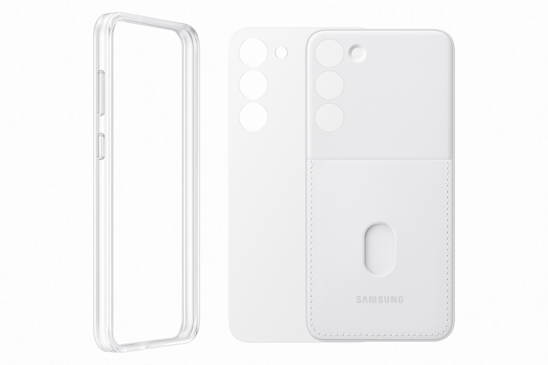 Samsung Ochranný kryt Frame pro Samsung Galaxy S23 White