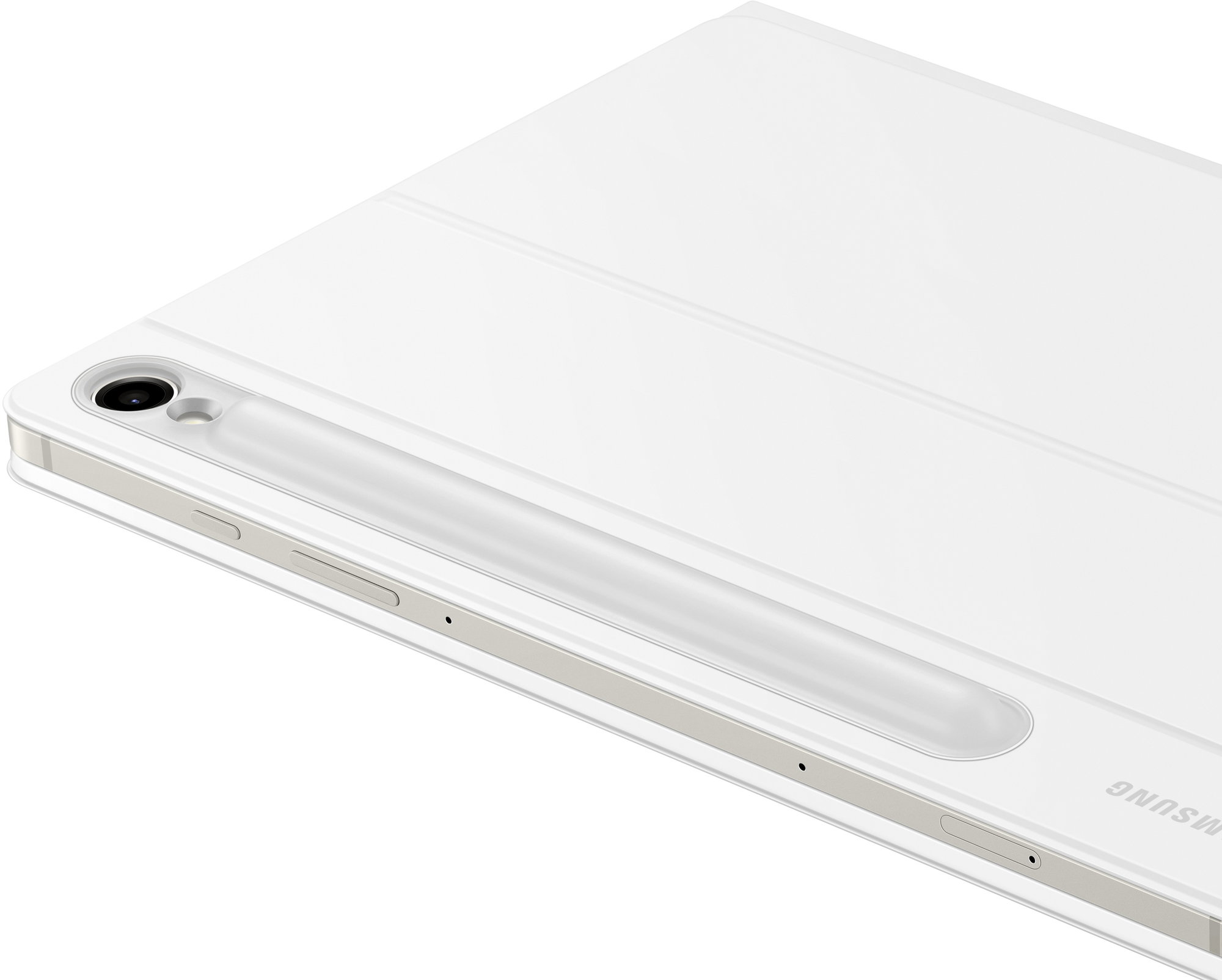 Samsung ochranný kryt s klávesnicí pro Tab S9/S9 FE/S10 FE/S10 Lite - bílý