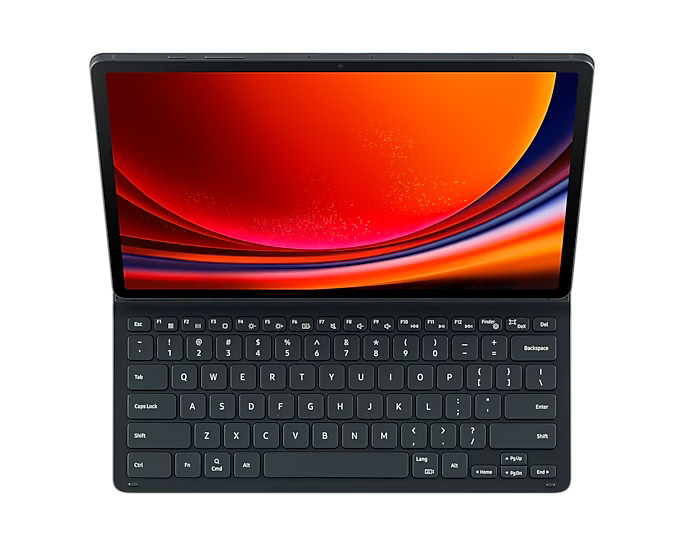 Ochranný kryt Samsung s klávesnicou pre Galaxy Tab S9+/S9 FE+ čierny
