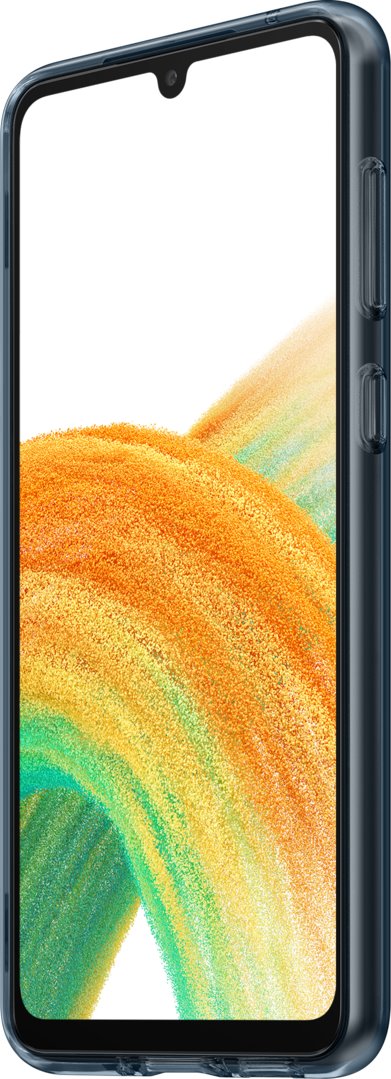 Samsung Polopriehľadný kryt s pútkom Galaxy A33 5G čierny