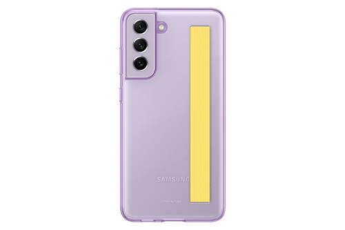 Samsung Poloprůhledný zadní kryt s poutkem S21 FE fialový