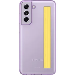 Samsung Poloprůhledný zadní kryt s poutkem S21 FE fialový
