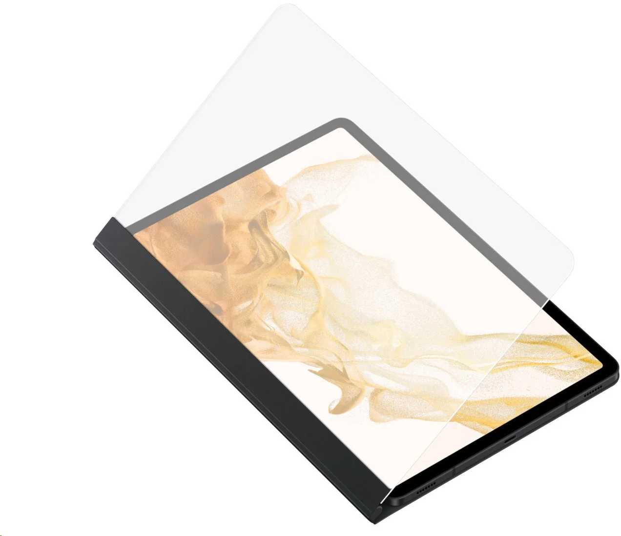 Samsung průhledné pouzdro Note View EF-ZX700P pro Galaxy Tab S7/S8 černé