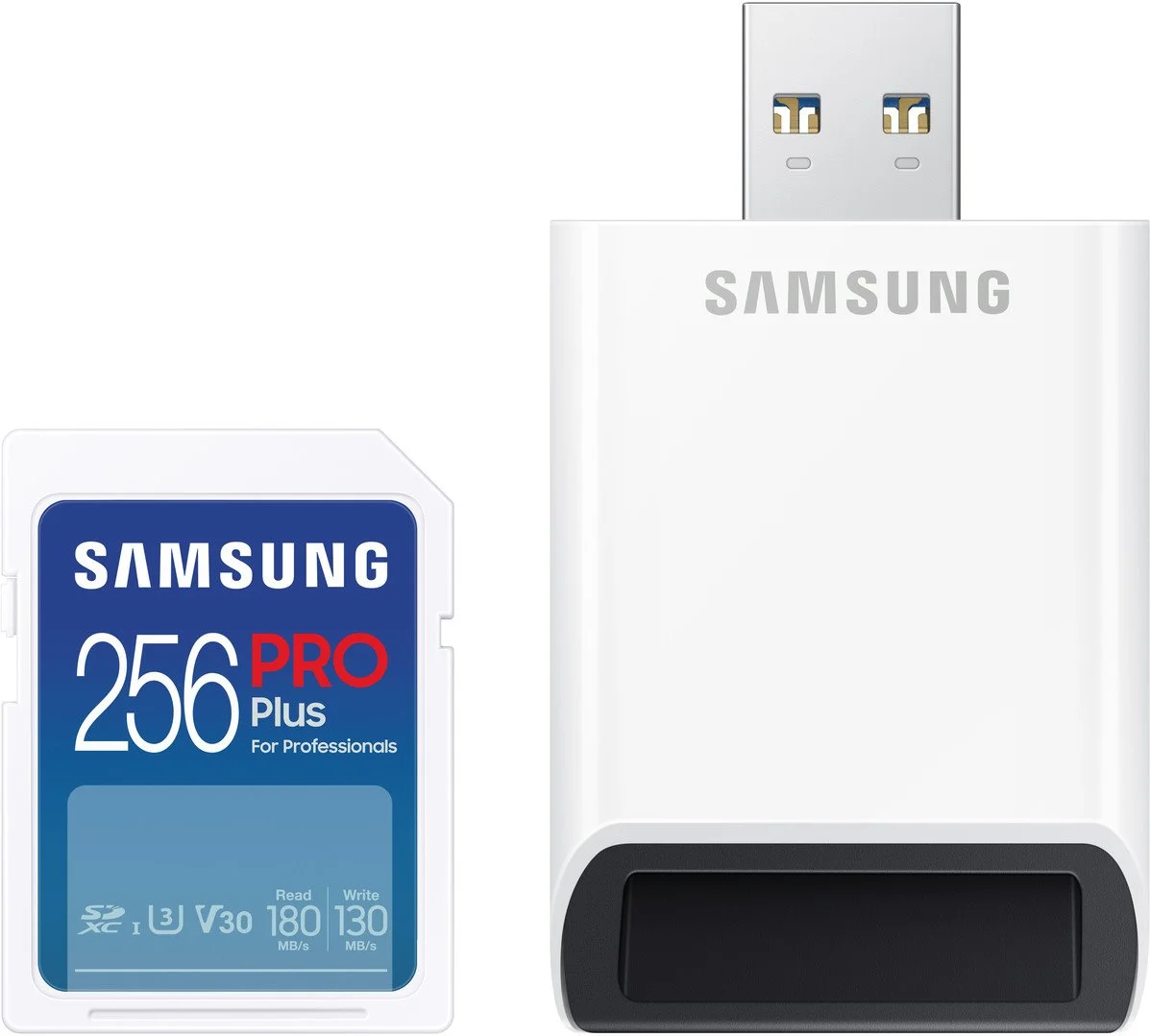 Samsung SDXC 256GB PRO Plus + adaptér USB