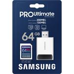 Samsung SDXC 64GB PRO Ultimate + USB adaptér