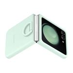 Samsung Silikónový kryt s držiakom na prst pre Galaxy Z Flip5 Ocean Green
