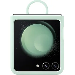 Samsung Silikónový kryt s držiakom na prst pre Galaxy Z Flip5 Ocean Green