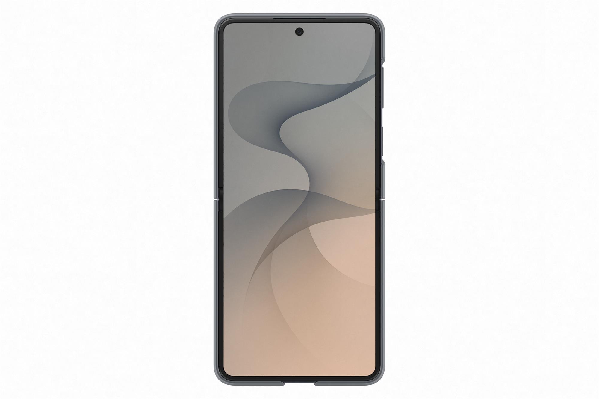 Samsung Silikonový magnetický kryt s držákem na prst pro Galaxy Z Flip8 grafitový