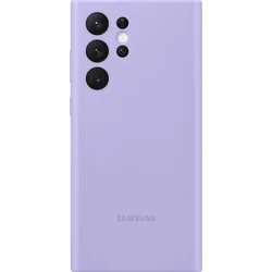 Samsung silikonový zadní kryt EF-PS908T pro Galaxy S22 Ultra fialový
