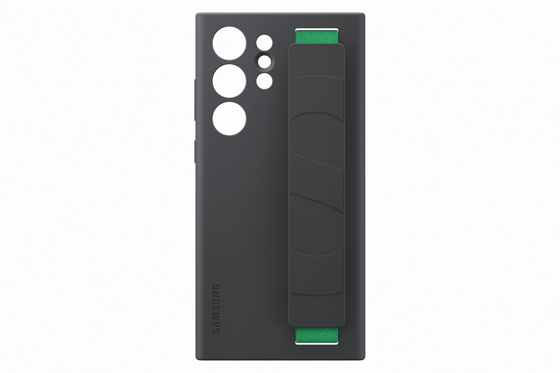 Samsung Silikonový zadní kryt s poutkem pro Samsung Galaxy S23 Ultra Black