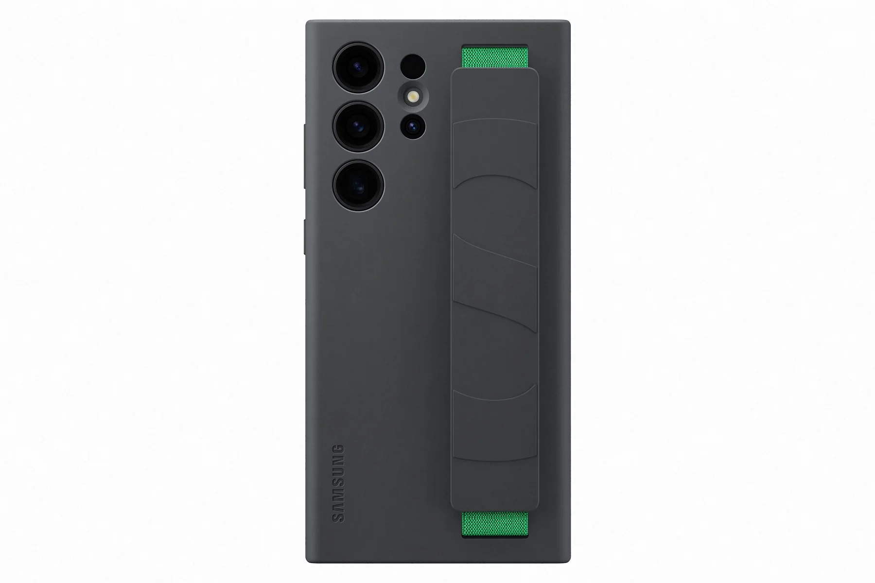Samsung Silikonový zadní kryt s poutkem pro Samsung Galaxy S23 Ultra Black