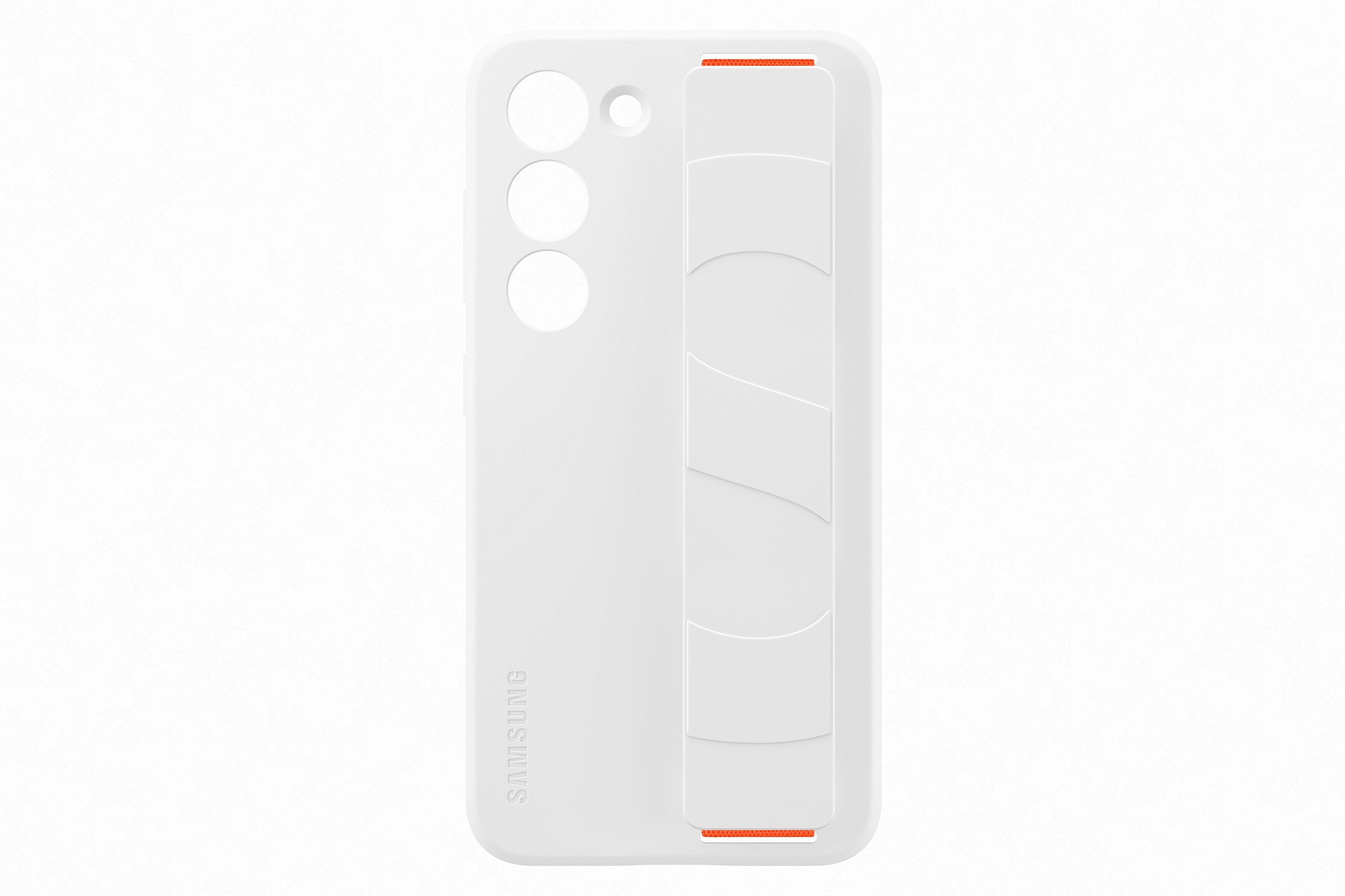 Samsung Silikonový zadní kryt s poutkem pro Samsung Galaxy S23 White