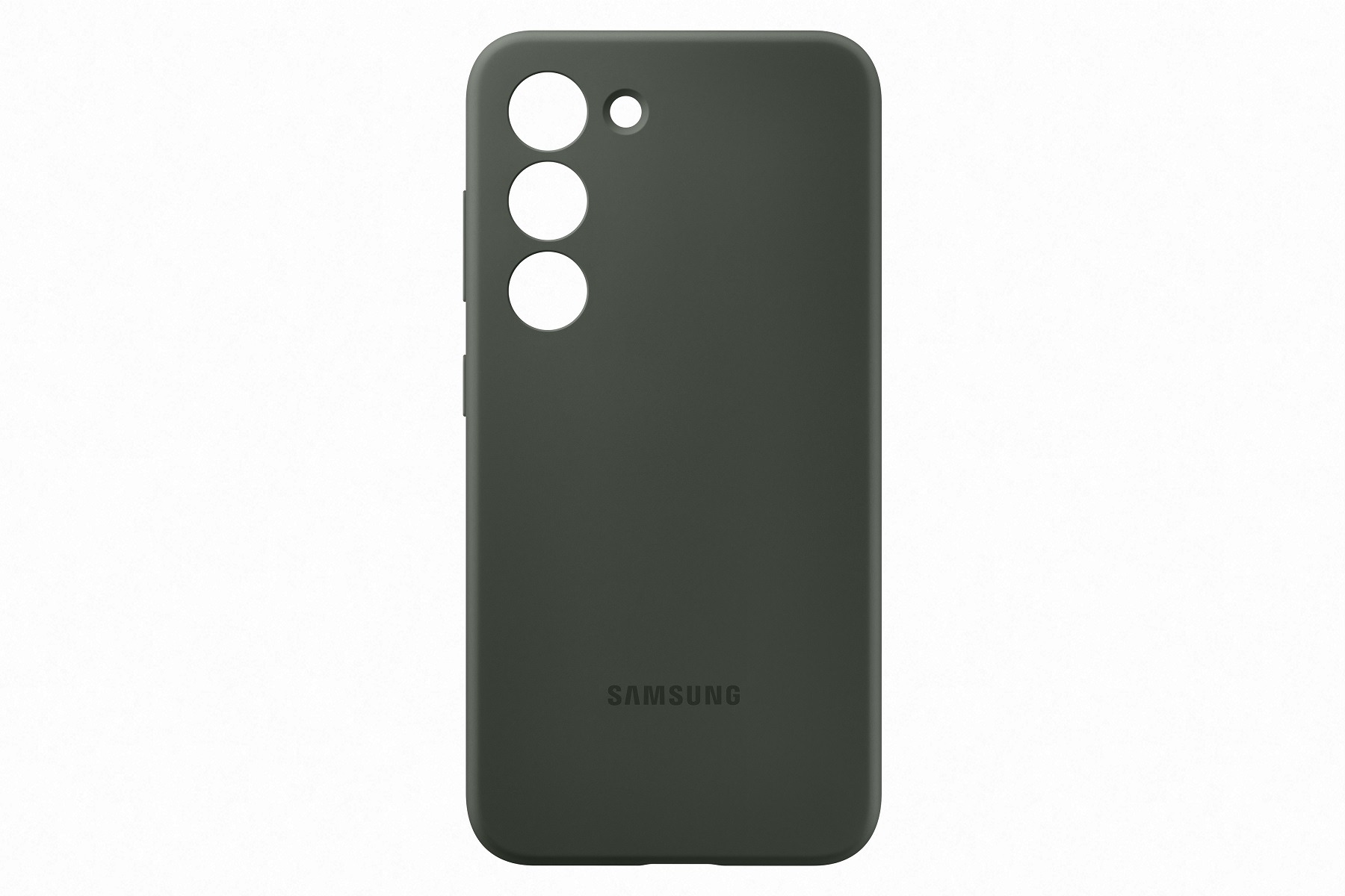 Samsung Silikónový zadný kryt pre Samsung Galaxy S23+ Khaki