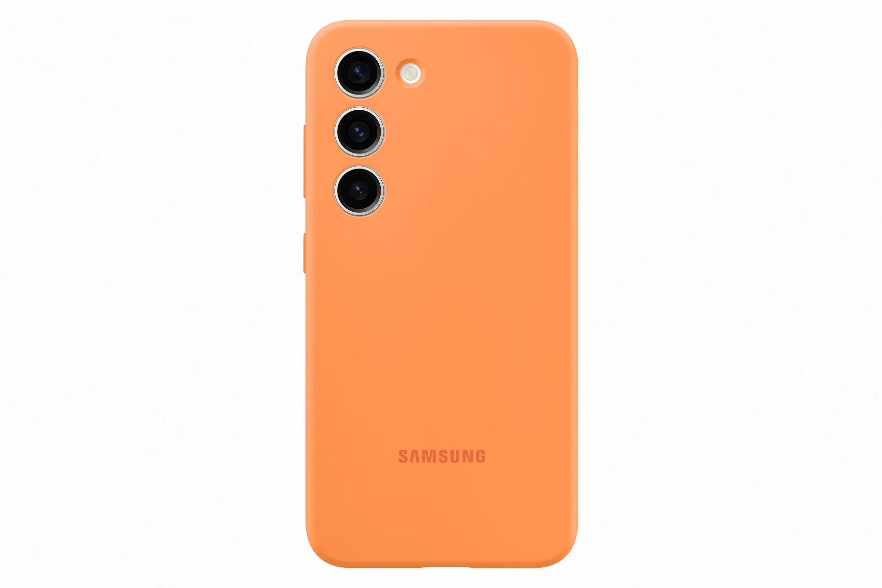 Samsung Silikónový zadný kryt pre Samsung Galaxy S23 Orange