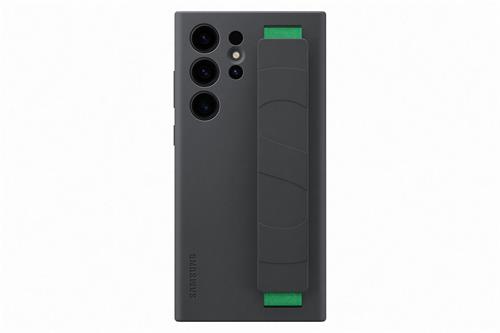 Samsung Silikónový zadný kryt s pútkom pre Samsung Galaxy S23 Ultra Black