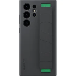 Samsung Silikónový zadný kryt s pútkom pre Samsung Galaxy S23 Ultra Black