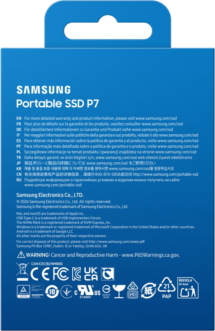 Samsung SSD P7 1 TB čierny