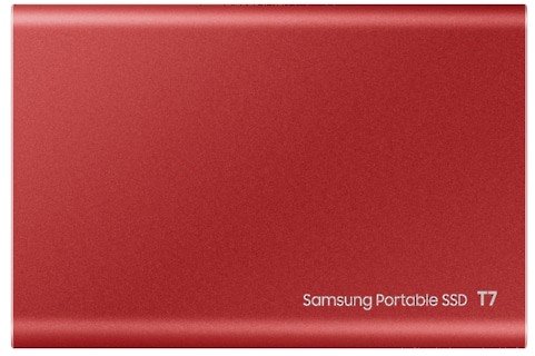 Samsung SSD T7 500GB červený