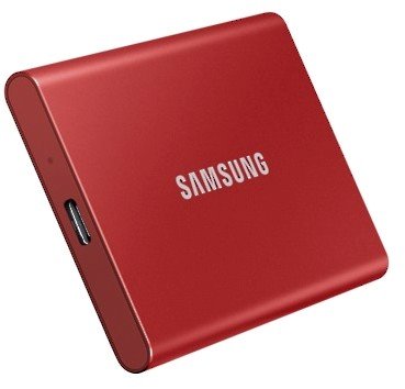 Samsung SSD T7 500GB červený MU-PC500R/WW