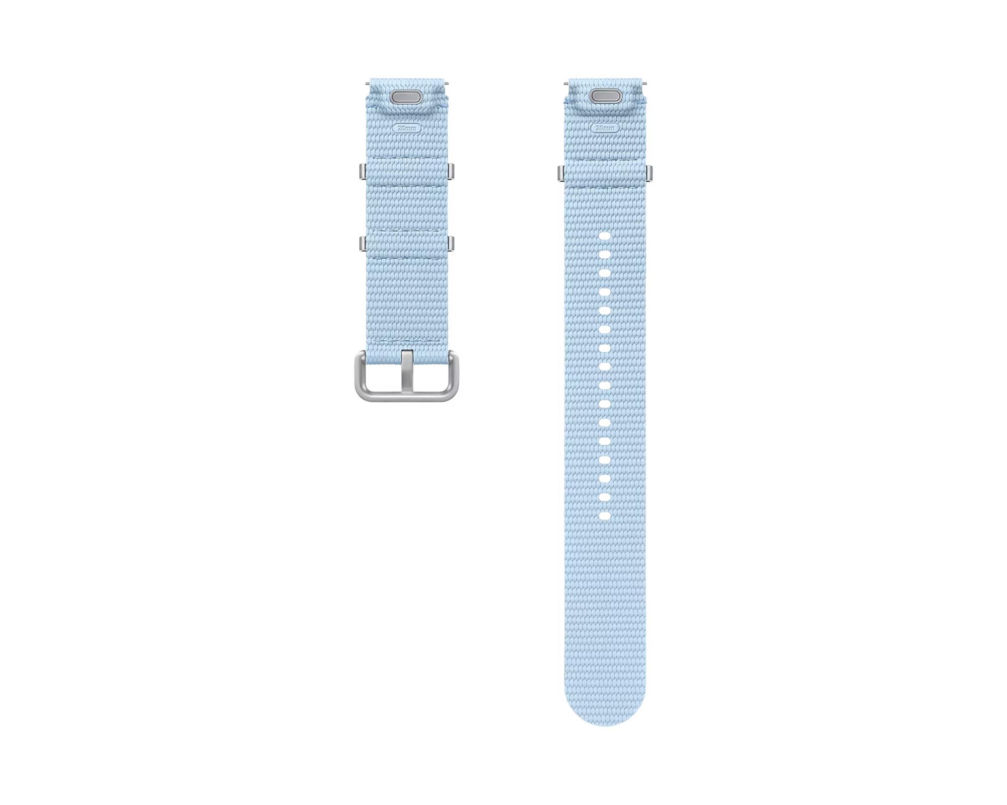 Samsung štýlový športový remienok pre hodinky Watch 7 veľkosti M/L svetlo modrý