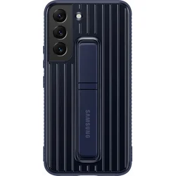 Samsung tvrzený ochranný zadní kryt se stojánkem EF-RS901C pro Galaxy S22 modrý
