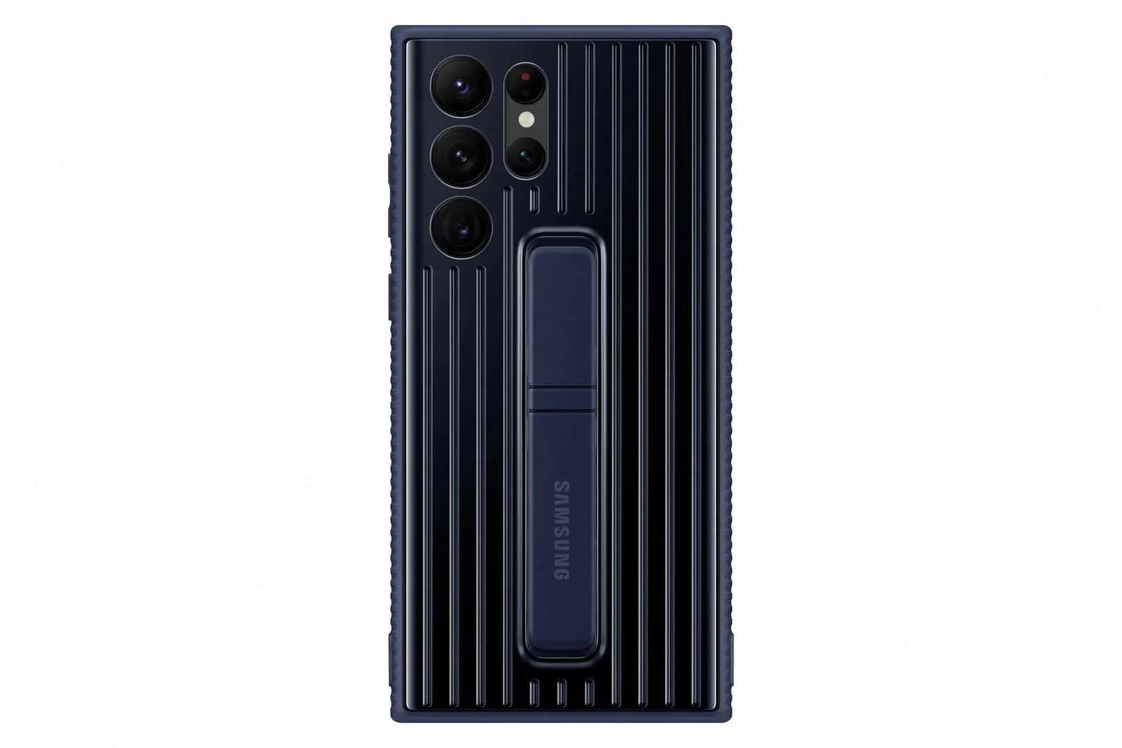 Samsung tvrzený ochranný zadní kryt se stojánkem EF-RS908C pro Galaxy S22 Ultra modrý