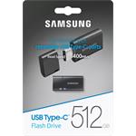 Samsung USB-C 512 GB sivá