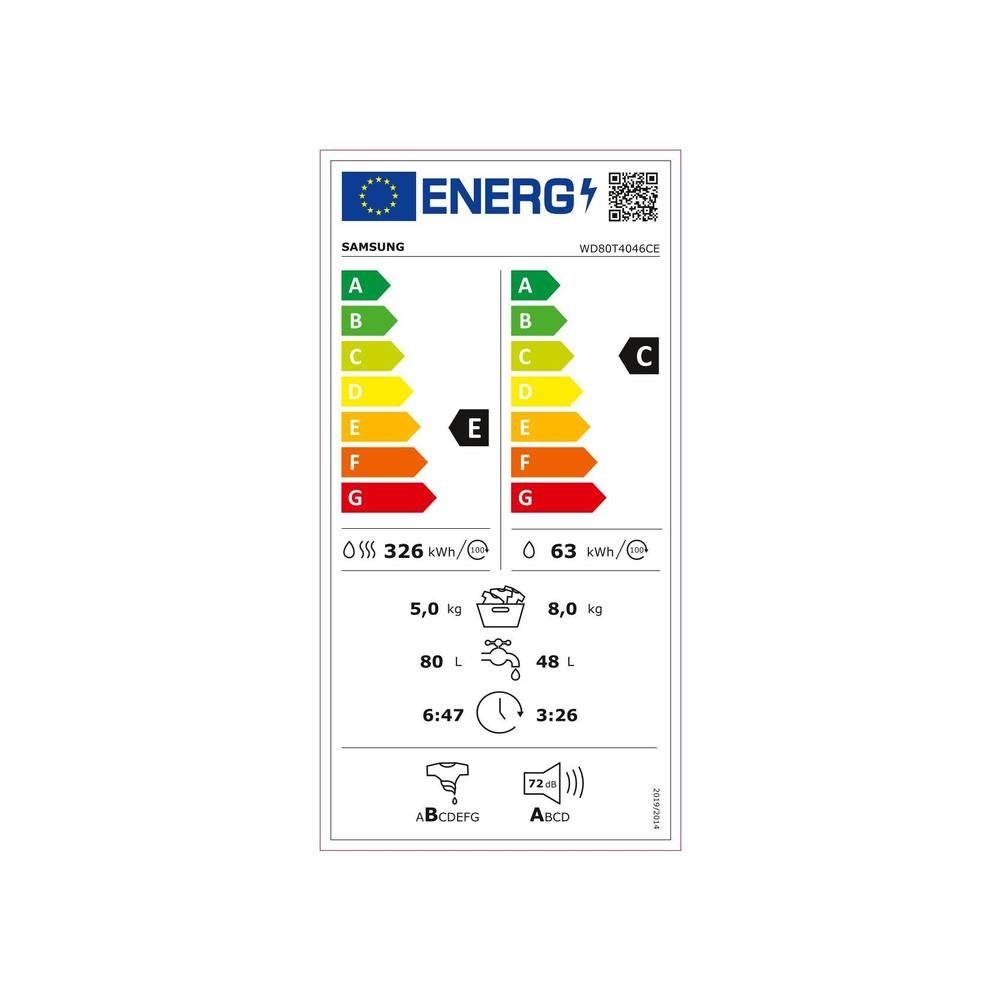 Samsung WD80T4046CE/LE
