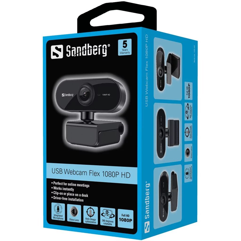 Sandberg USB cam Flex 1080P HD (13397) TSBOHEMIA.CZ
