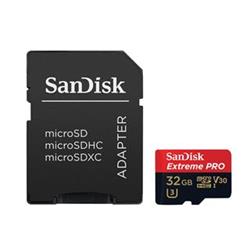 SanDisk Extreme Pro microSDHC 32GB 100MB/s A1 Class 10 UHS-I V30 + adaptér